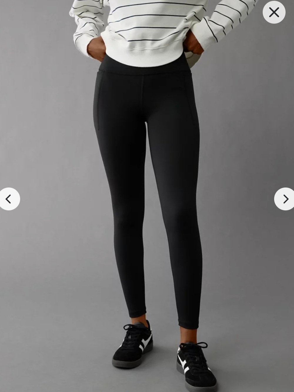 American Eagle Outfitters Black The Everything Pocket Leggings